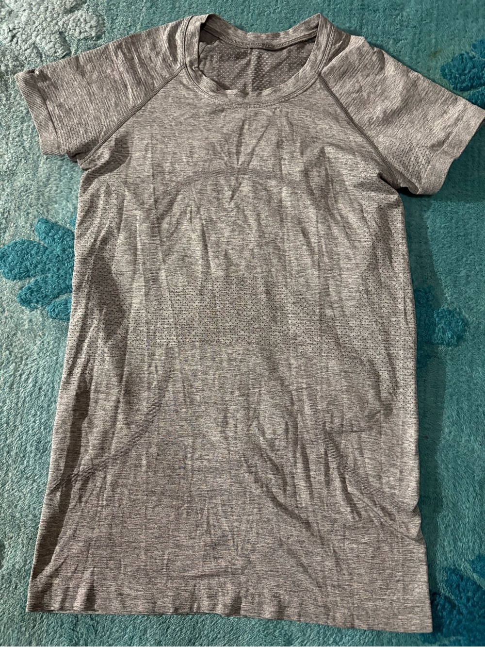 lululemon athletica Women's Short-Sleeve Heather Tee in Light Gray